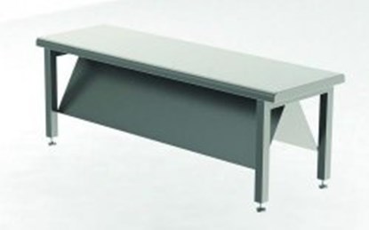 Slika za STAINLESS STEEL SIT-OVER BENCHES WITH DI
